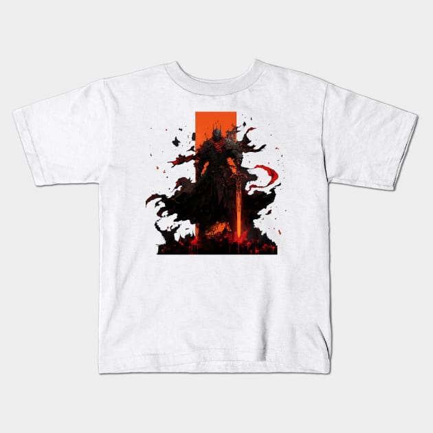 dark soul Kids T-Shirt by dorapeterx